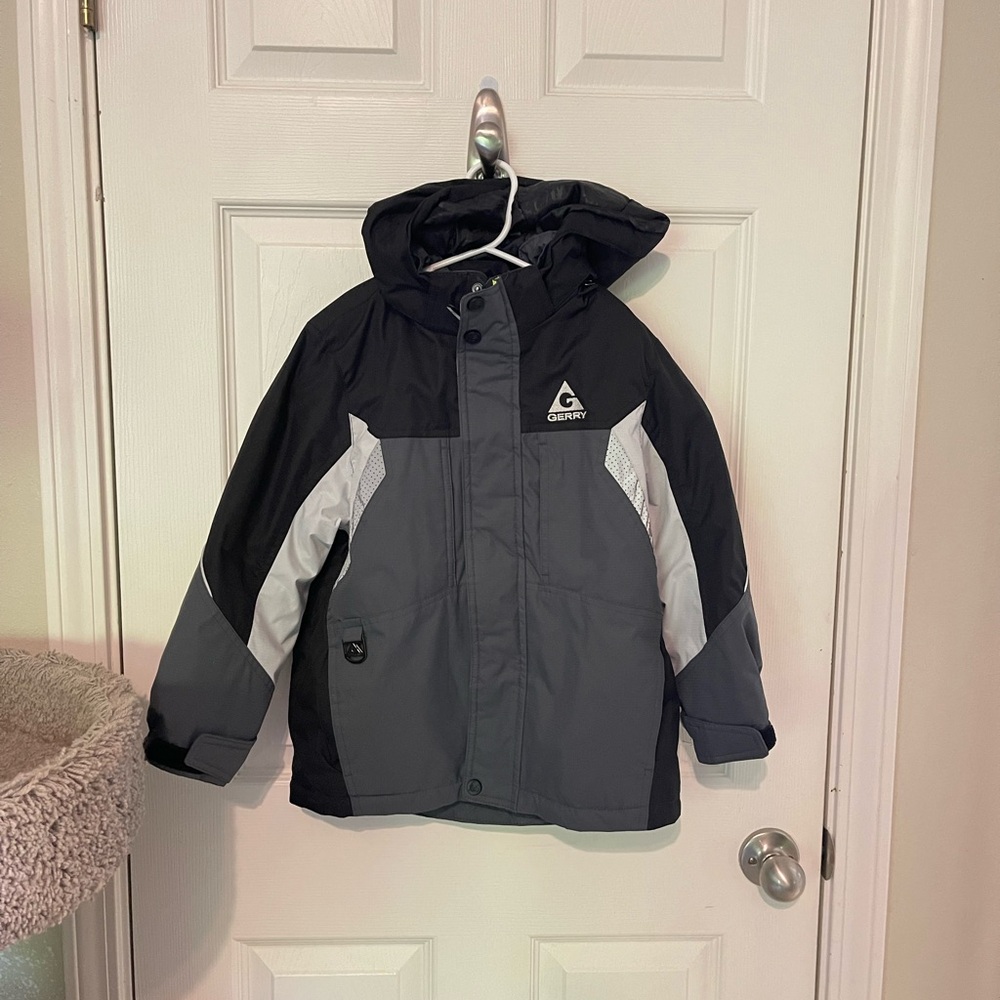 Gerry Kids' Black and Gray Puffer Ski Jacket